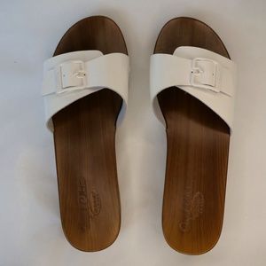 Bright White Strap Sandle